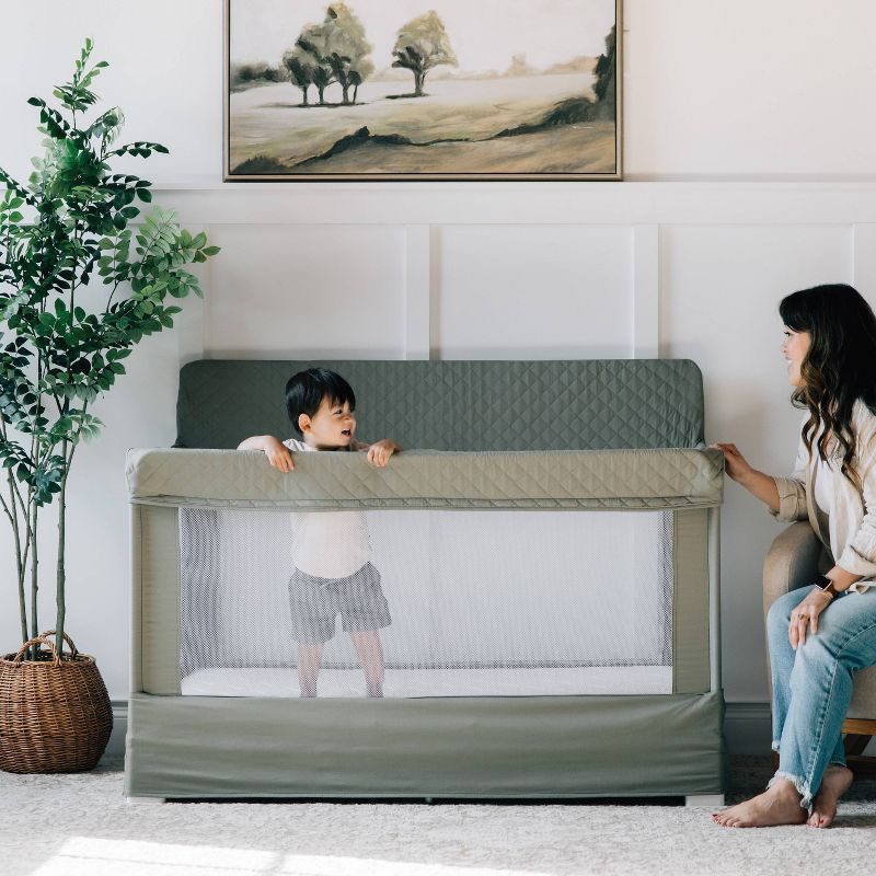 Baby Delight Lunaire Organic Crib - Sage