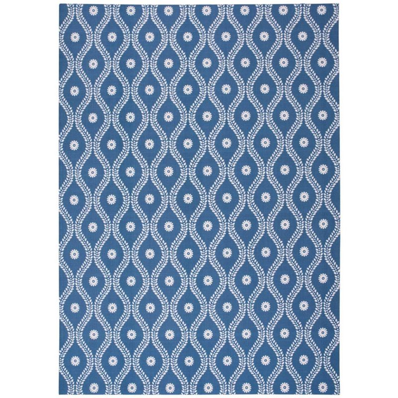Nourison Home & Garden Navy Indoor/Outdoor Area Rug RS085 7'9" x 10'10"