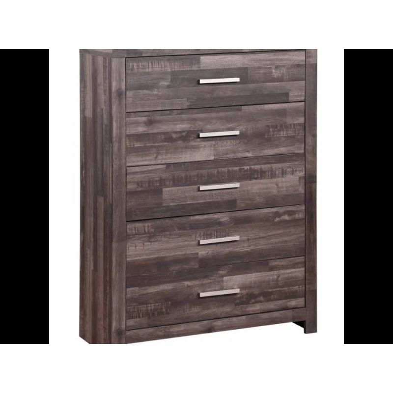 34" Juniper Chest Dark Cherry - Acme Furniture: 5-Drawer Wood Storage for All Ages, No Assembly Required
