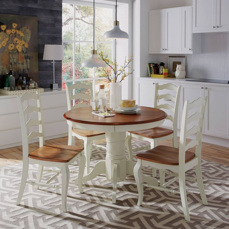 5pc French Countryside Dining Set Off White - Homestyles