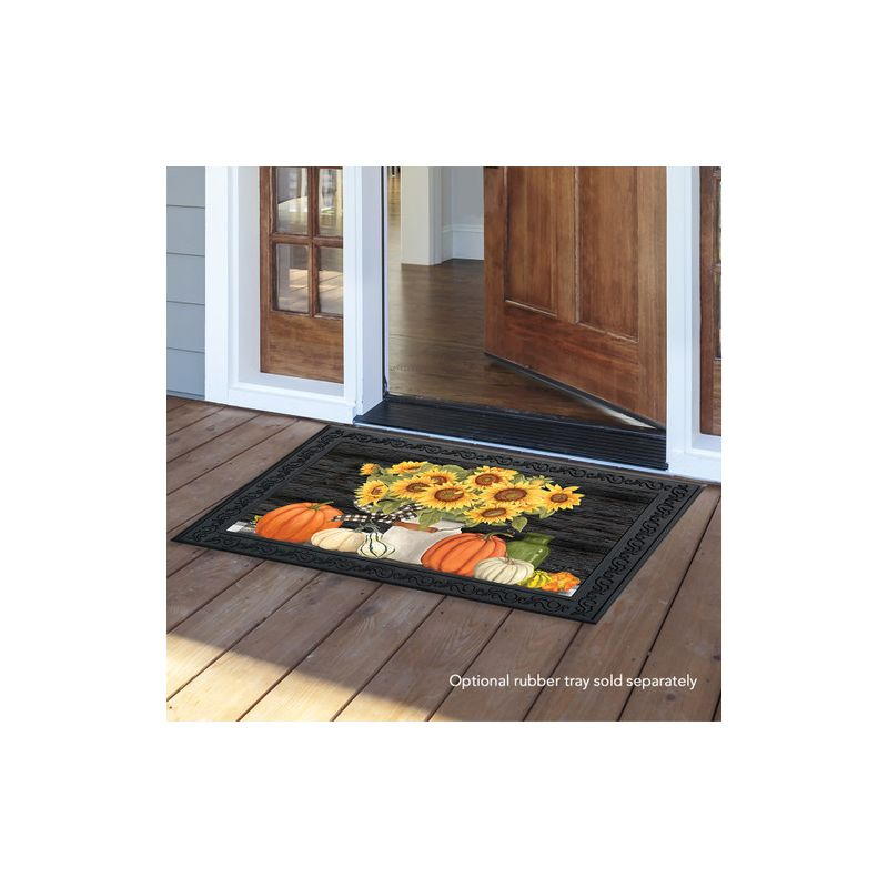 Briarwood Lane Fall Doormat 30x18 Indoor Outdoor Fall's Glory Floral For Fall Doormat