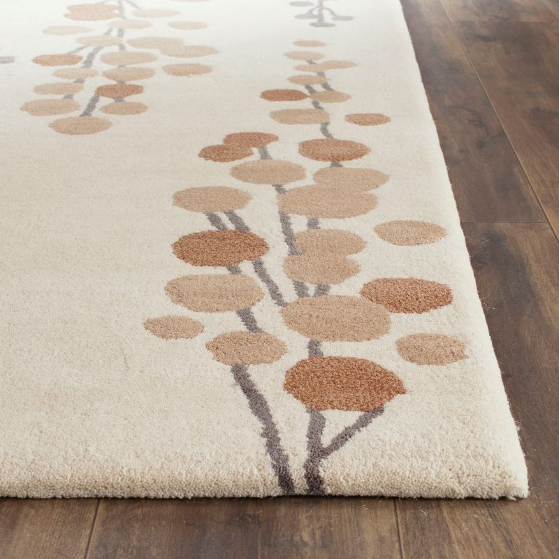 Soho SOH338 Hand Tufted Area Rug - Beige/Grey - 7'6"x9'6" - Safavieh.