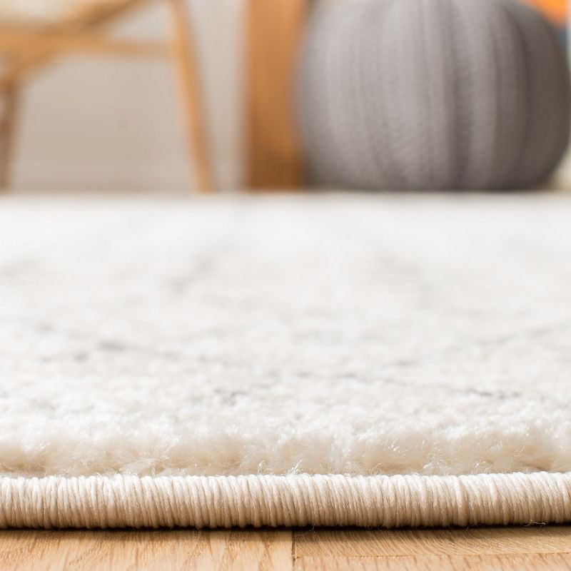 Tulum TUL262 Power Loomed Area Rug - Ivory/Grey - 5'x5' - Safavieh.