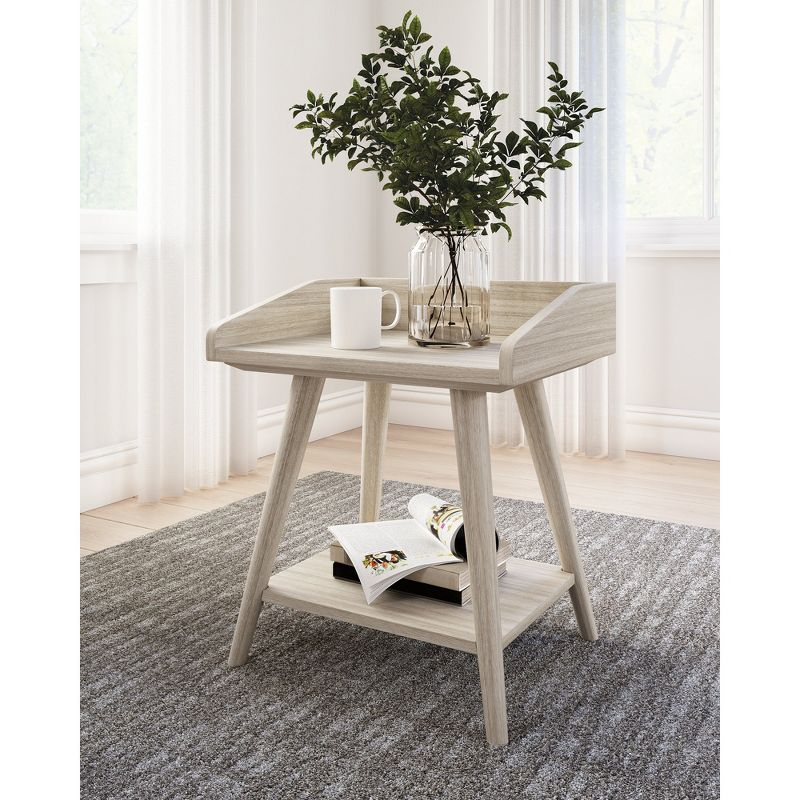 Signature Design by Ashley Casual Blariden Accent Table, Light Tan