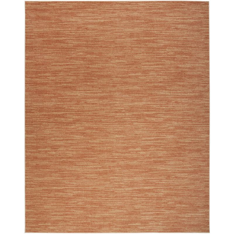 Nourison Essentials 12' x 15' Rust Indoor/Outdoor Rug