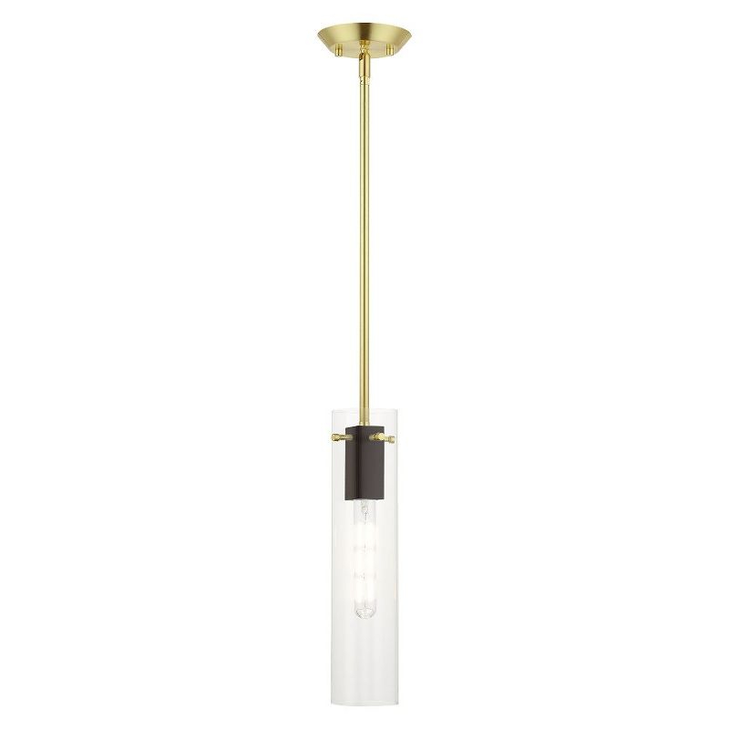 Livex Lighting Beckett 1 - Light Pendant in  Satin Brass
