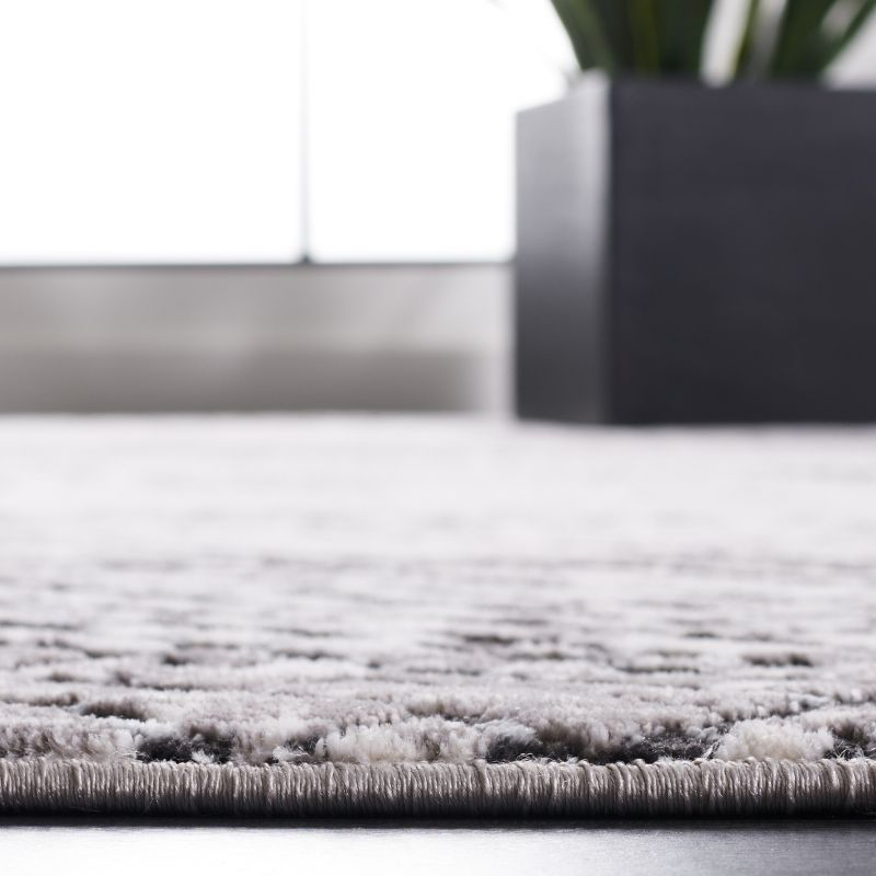 Amelia ALA275 Power Loomed Area Rug - Gray/Charcoal - 6'7"x6'7" - Safavieh.