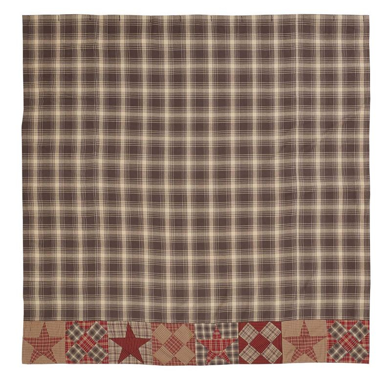 Dawson Star Patchwork Shower Curtain 72x72  VHC Brands