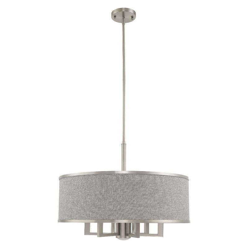 Livex Lighting Park Ridge 6 - Light Chandelier in  Brushed Nickel