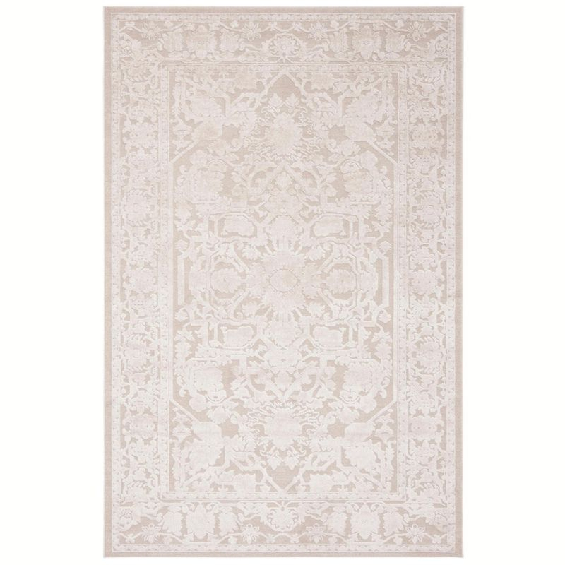 Reflection RFT665 Power Loomed Indoor Area Rug - 6'x9' - Creme/Ivory - Safavieh