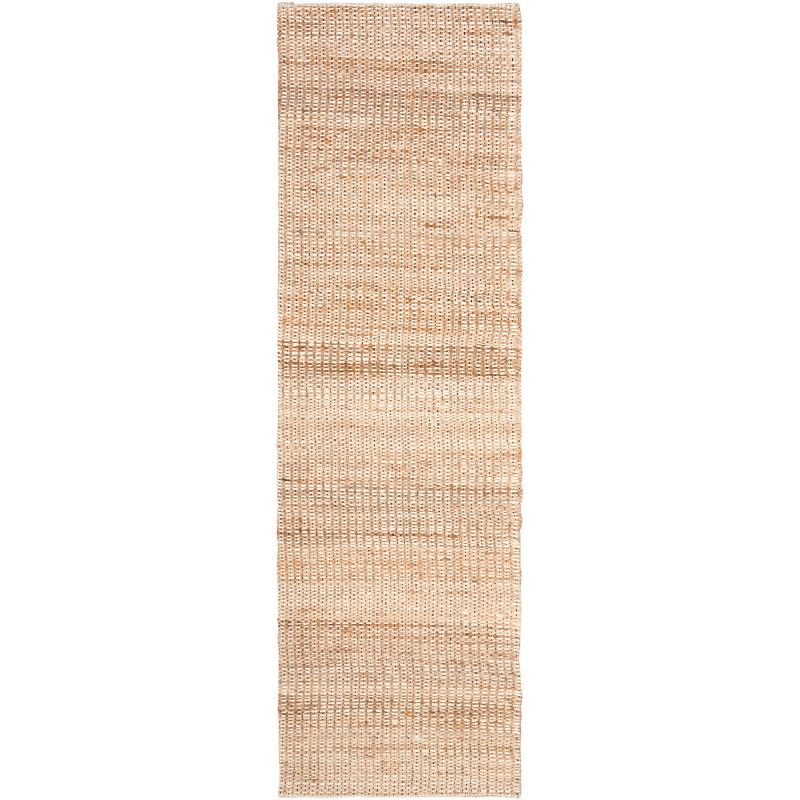 Marbella MRB303 Hand Loomed Indoor Runner Rug - Natural/Ivory - 2'3"x10' - Safavieh