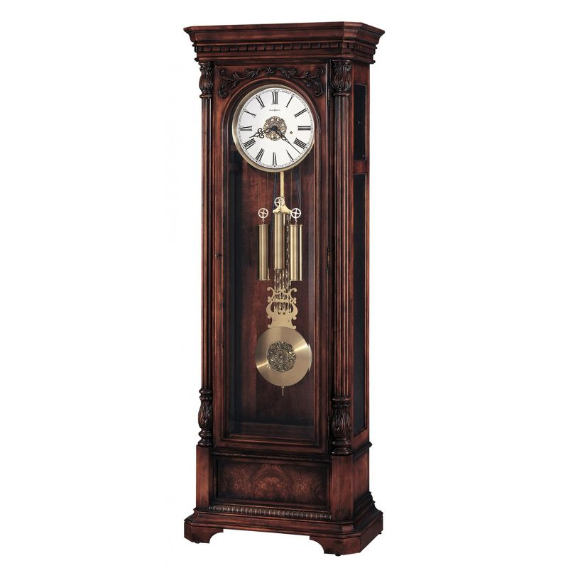 Howard Miller® Trieste 88.5'' H Solid + Manufactured Wood Grandfather Clock