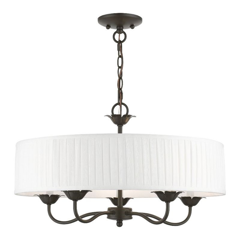 Livex Lighting Edinburgh 5 - Light Pendant in  English Bronze