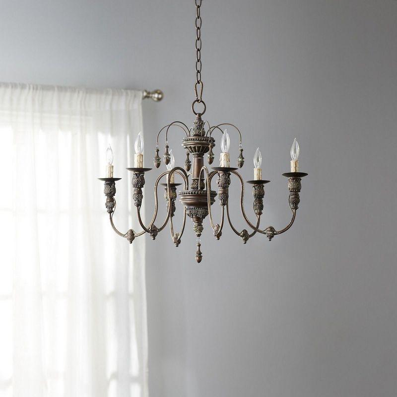 Quorum Lighting Salento 6-Light Vintage Copper Chandelier