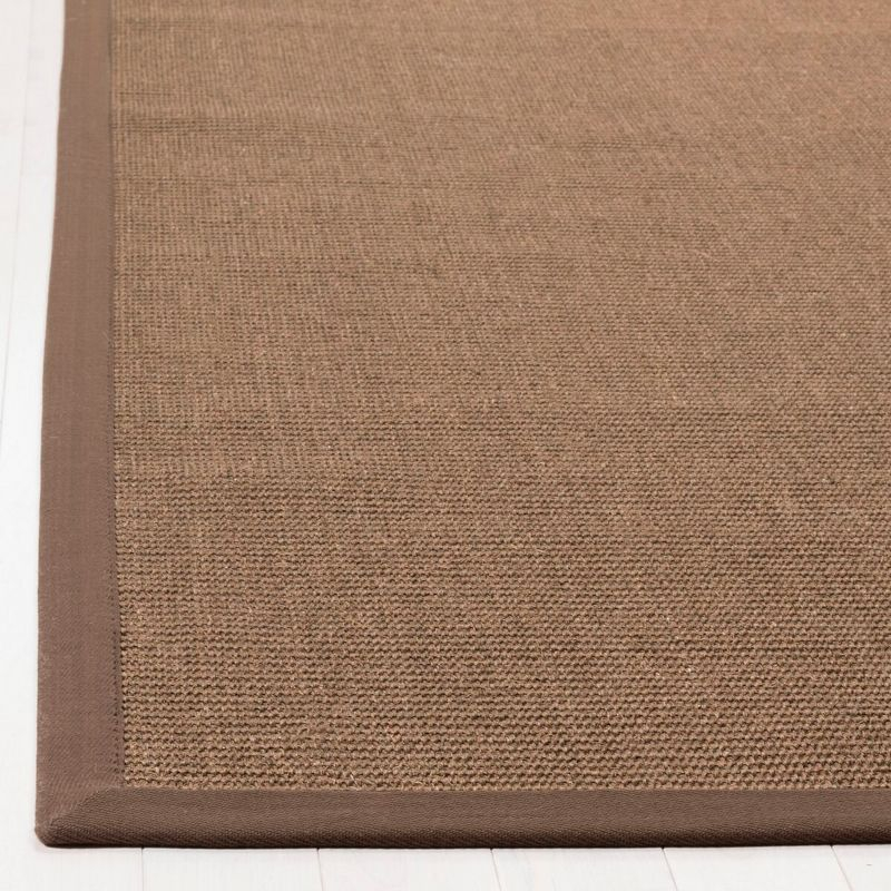 Natural Fiber NF441 Power Loomed Indoor Accent Rug - Brown/Brown - 3'x5' - Safavieh.