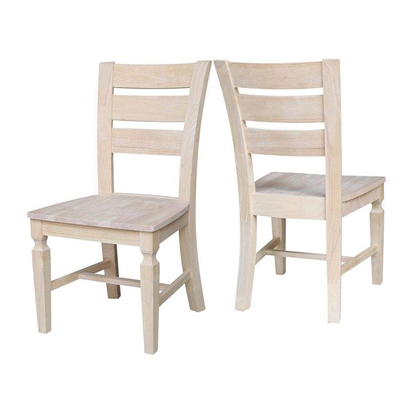 International Concepts Vista Ladderback Chairs, Set of 2