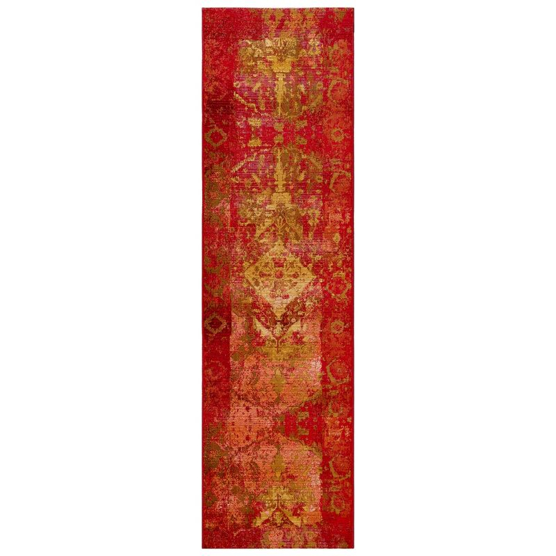 Liora Manne Marina Kermin Indoor/Outdoor Rug Saffron 1'11" x 7'6"