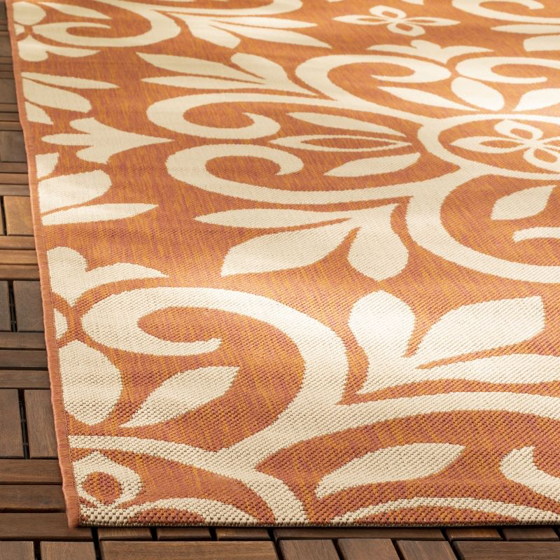 Martha Stewart Bloomfield - MSR4229 - Indoor Power Loomed Area Rugs - Cinnamon Stick - 8'x11'2"