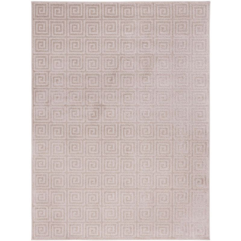Pattern and Solid PNS412 Power Loomed Area Rug - Beige - 5'3"x7'6" - Safavieh.