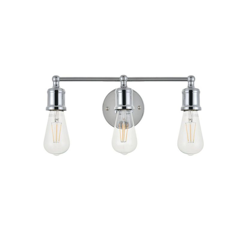 Elegant Lighting Serif 3 light chrome Wall Sconce