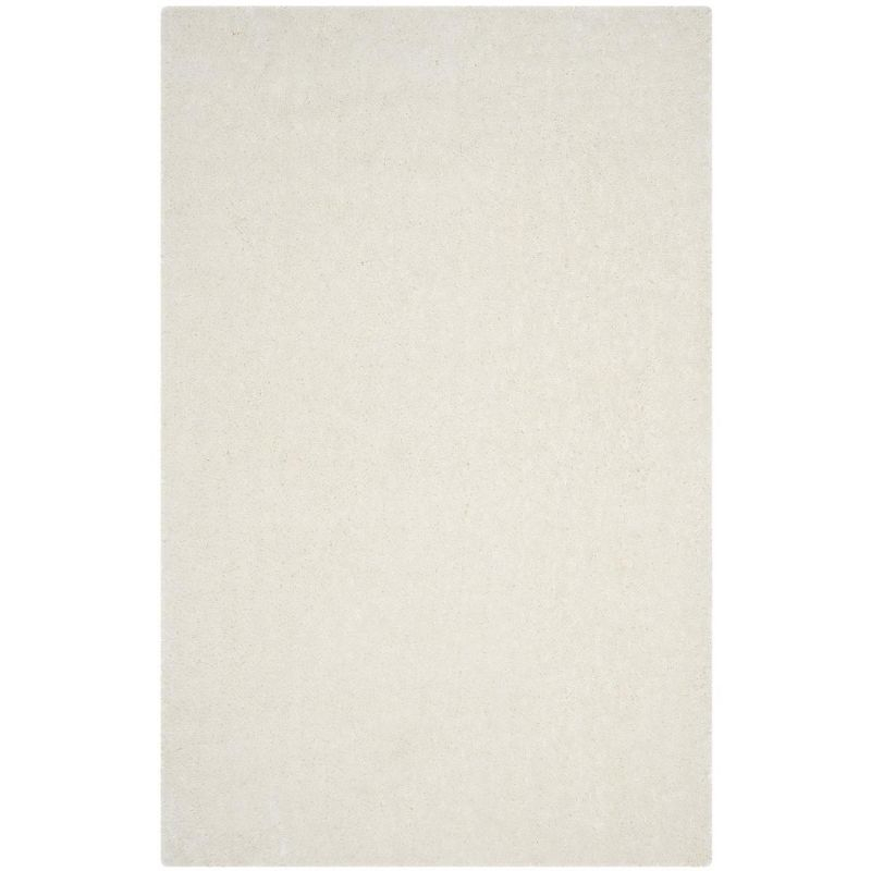 Luxe Shag SGX160 Hand Tufted Indoor Accent Rug - Ivory - 2'x3' - Safavieh