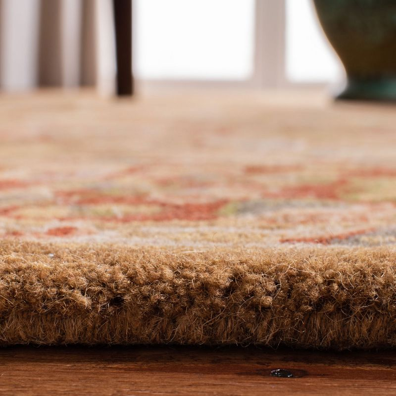Heritage HG963 Hand Tufted Area Rug - Beige/Rust - 8'9"x11'9" - Safavieh.