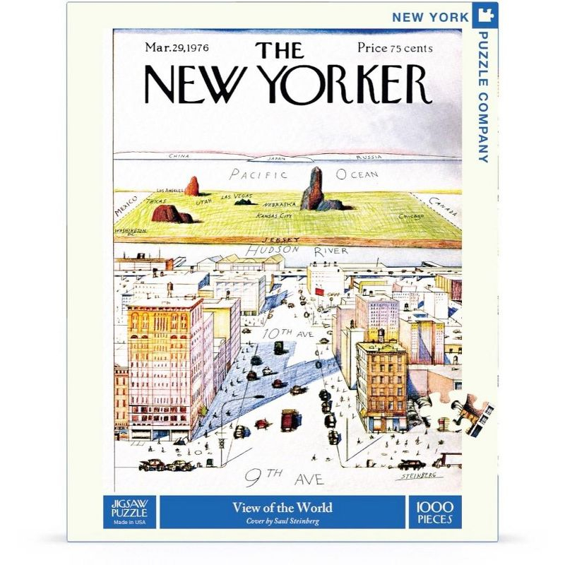 New York Puzzle Company View of the World 1000 Piece Puzzle