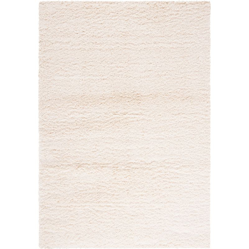 Santa Monica Shag SGN725 Power Loomed Area Rug - Ivory - 5'3"x7'6" - Safavieh.