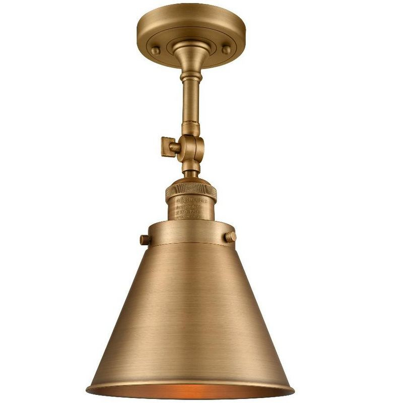 Innovations Lighting Franklin Restoration 1 - Light Sconce in  Brushed Brass