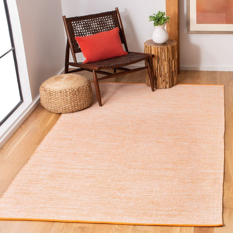 Montauk MTK250 Hand Woven, Flat Weave Indoor Area Rug - Orange - 5'x8' - Safavieh