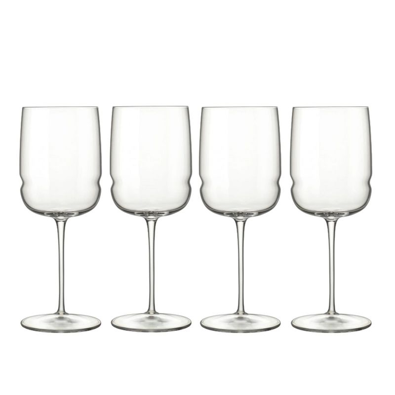 Luigi Bormioli Grandioso Chardonnay 15.25 oz. Wineglass, Set of 4, Titanium Reinforced Stem, Made of SON-hyx Crystal, Made in Italy