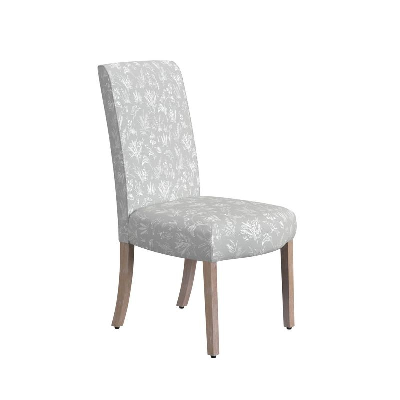 Set of 2 Scalloped Detail Dining Chairs Cream - HomePop