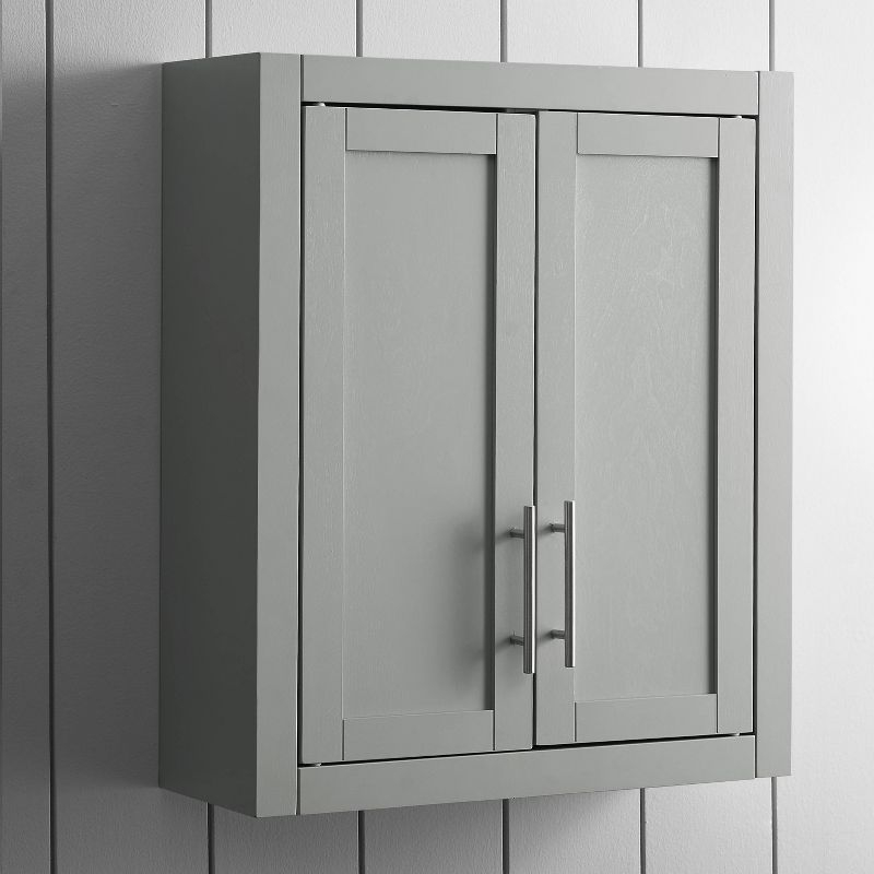 Savannah Wall Cabinet Gray - Crosley