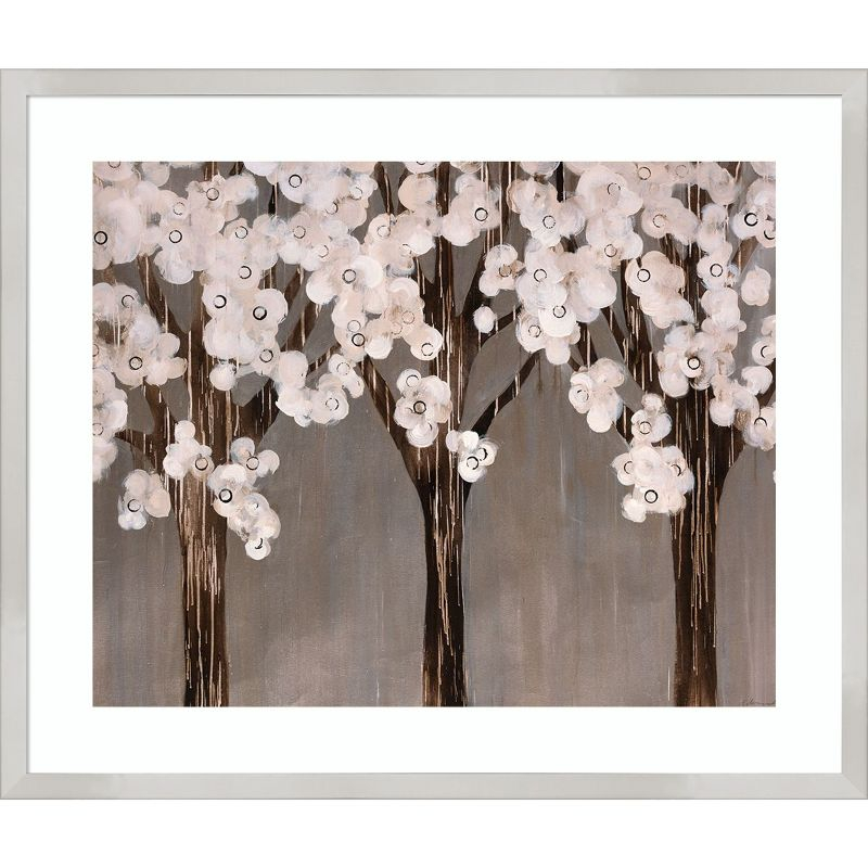 Amanti Art Floral Wonderland by Sydney Edmunds Wood Framed Wall Art Print 25 in. x 21 in.