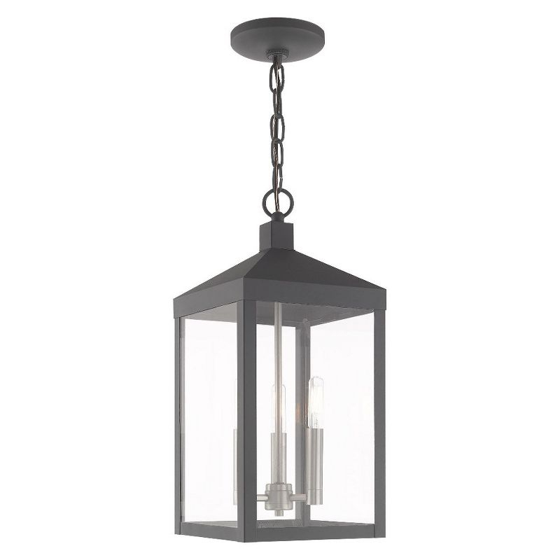 Livex Lighting Nyack 3 - Light Pendant in  Scandinavian Gray