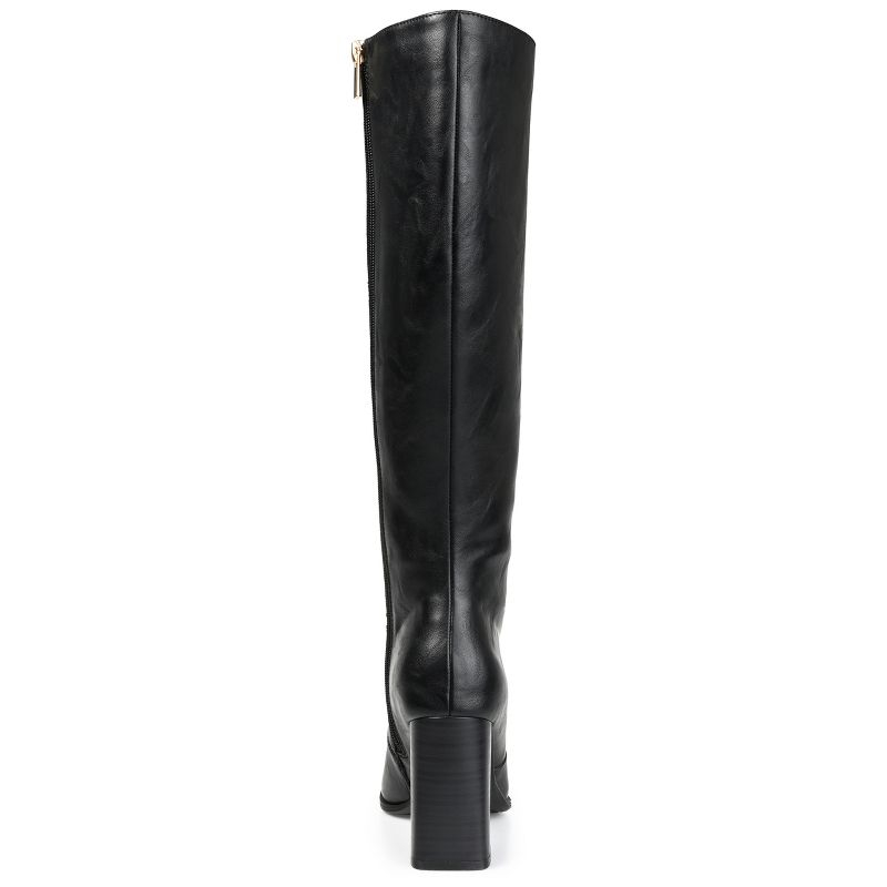 Journee Women's Extra Wide Calf Karima Boots, Black 6