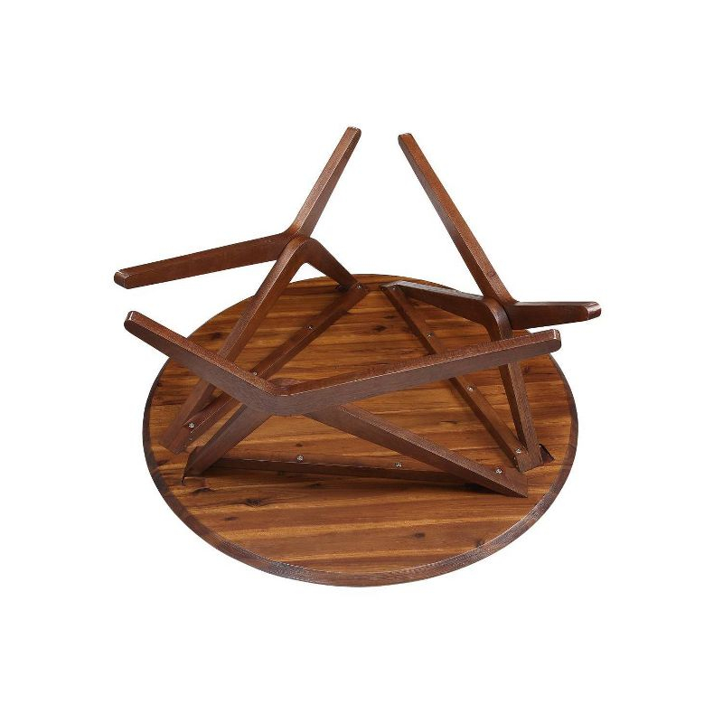 Sydney Adjustable Dining Table Brown - Boraam