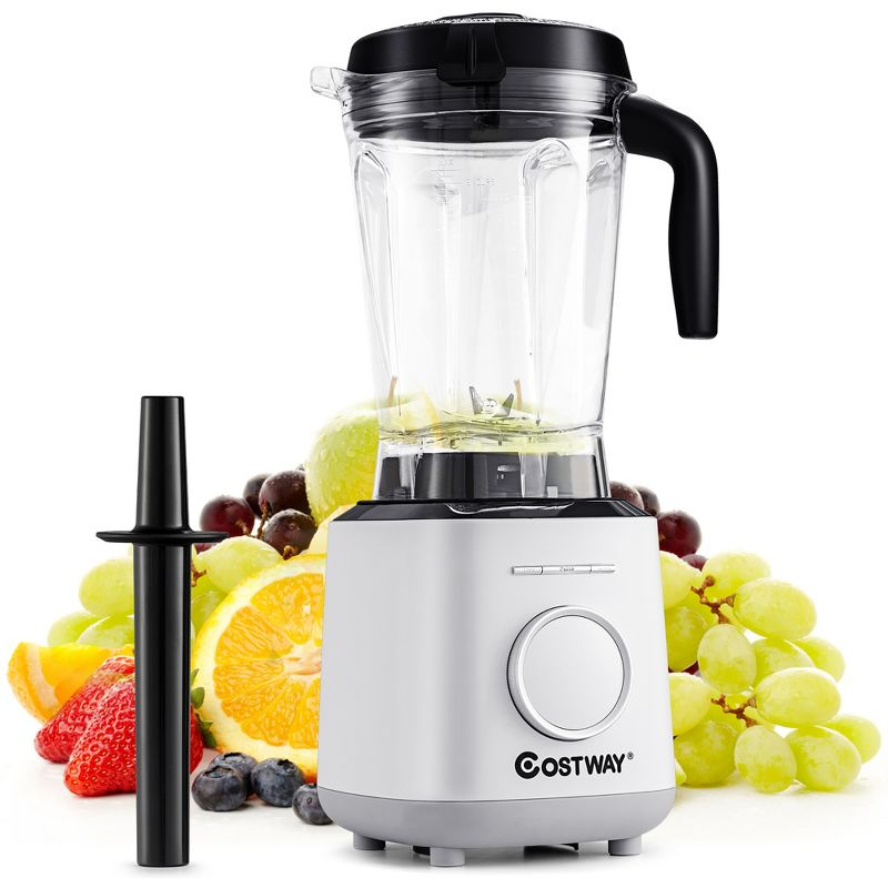 Costway 1500W Countertop Smoothies Blender 10 Speed w/ 6 Pre-Setting Programs