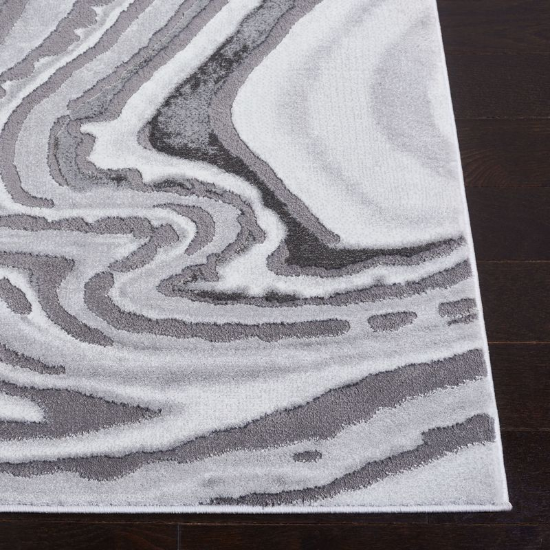 Craft CFT843 Loomed Indoor Area Rug - Light Grey/Grey - 6'7"x6'7" - Safavieh