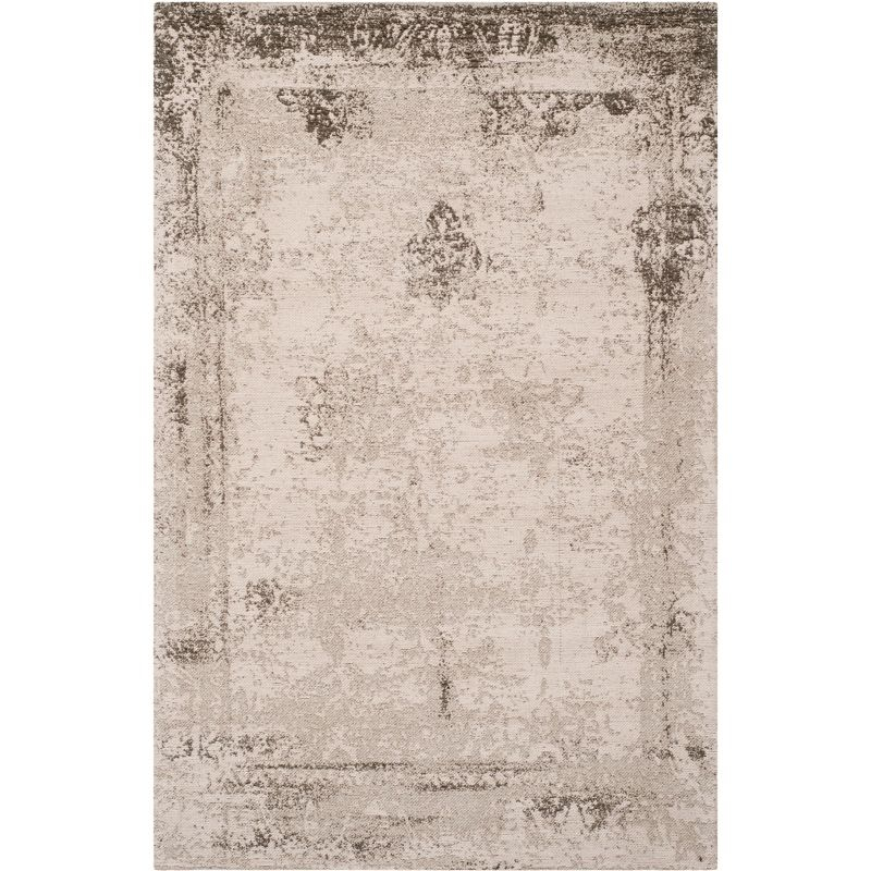 Classic Vintage CLV125 Power Loomed Area Rug - Anthracite - 4'x6' - Safavieh.