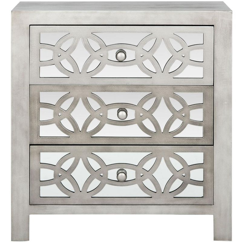 Tasha 3 Drawer Chest - AMH1505 - Grey - Safavieh Couture