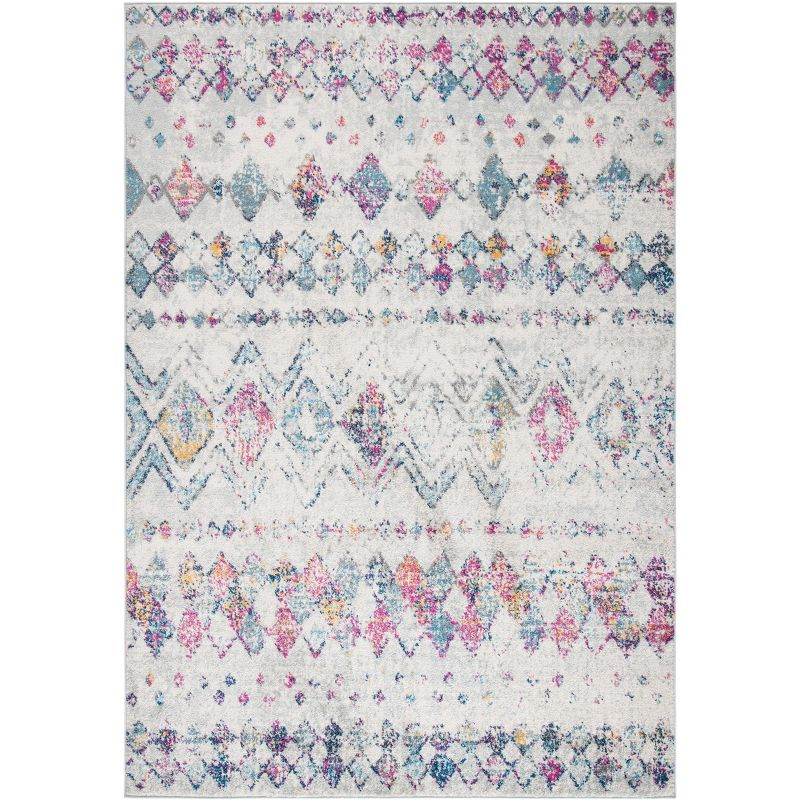 Madison 700 MAD798 Power Loomed Indoor Area Rug - Grey/Purple - 9'x12' - Safavieh