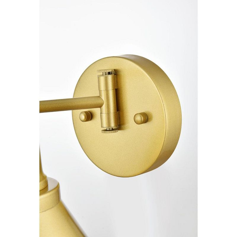 Elegant Lighting Judson 1 light Chrome swing arm wall sconce