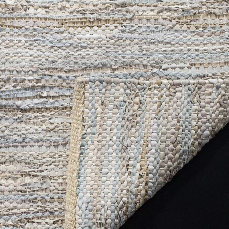 Vintage Leather VTL105 Hand Woven Indoor Runner Rug - Beige - 2'3"x9' - Safavieh.