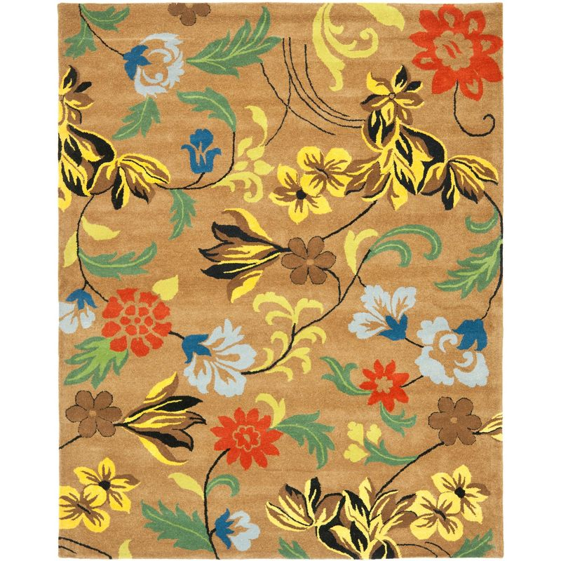 Soho SOH736 Hand Tufted Rectangle Contemporary Area Rug - Brown - 7' 6" X 9' 6" - Safavieh.