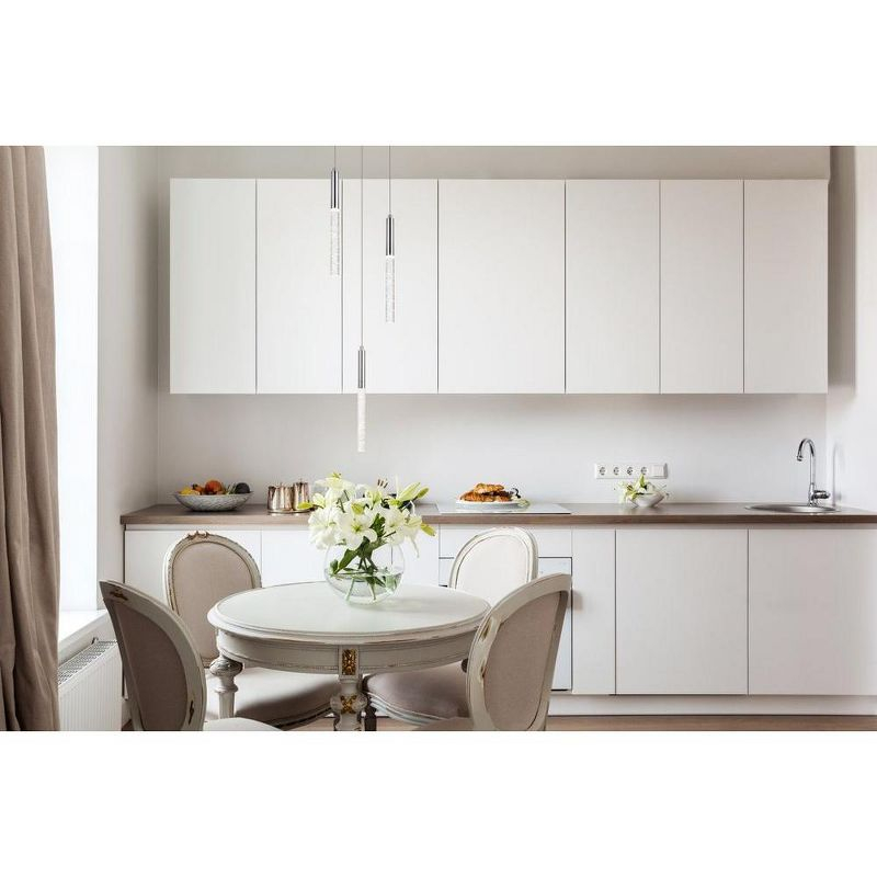 Elegant Lighting Ruelle 3 lights Chrome Pendant