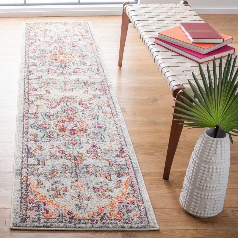 Madison MAD473 Power Loomed Indoor Accent Rug - Beige/Orange - 2'2"x4' - Safavieh