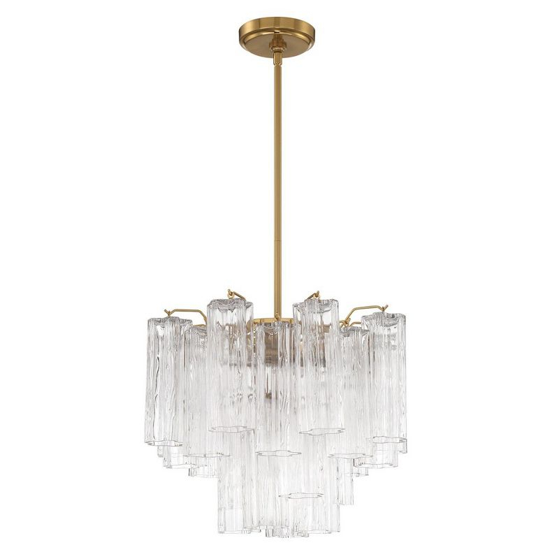 Crystorama Lighting Addis 4 - Light Chandelier in  Aged Brass