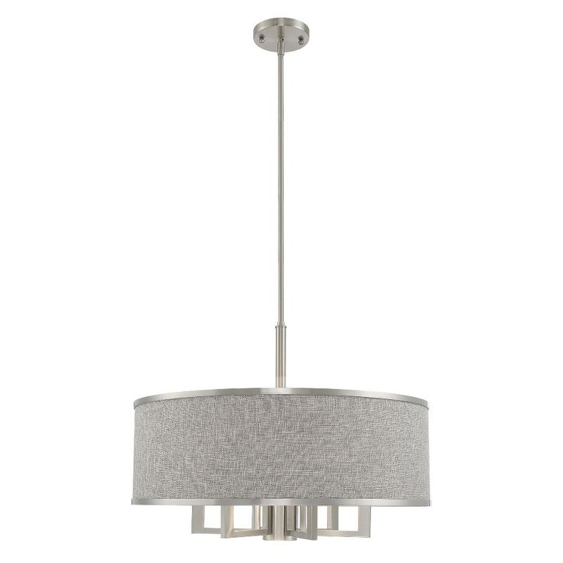 Livex Lighting Park Ridge 6 - Light Chandelier in  Brushed Nickel