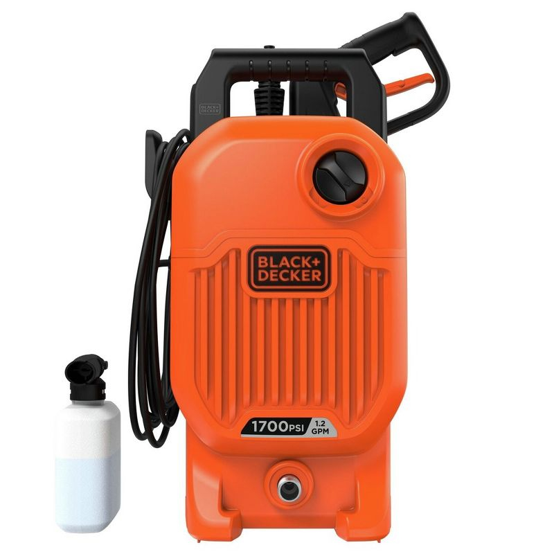 Black & Decker BEPW1700 1700 max PSI 1.2 GPM Corded Cold Water Pressure Washer